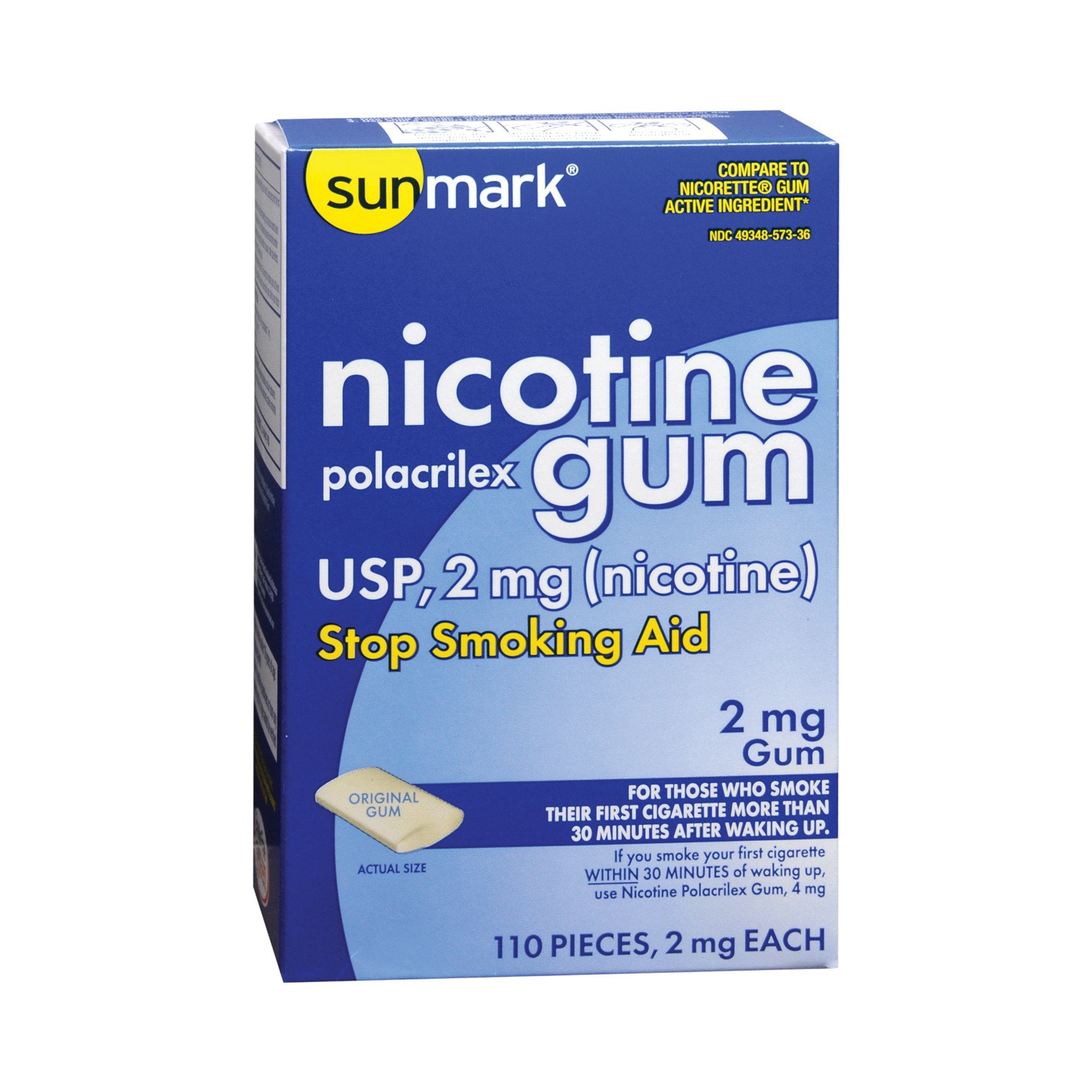 NICOTINE, GUM 2MG (110/PK)