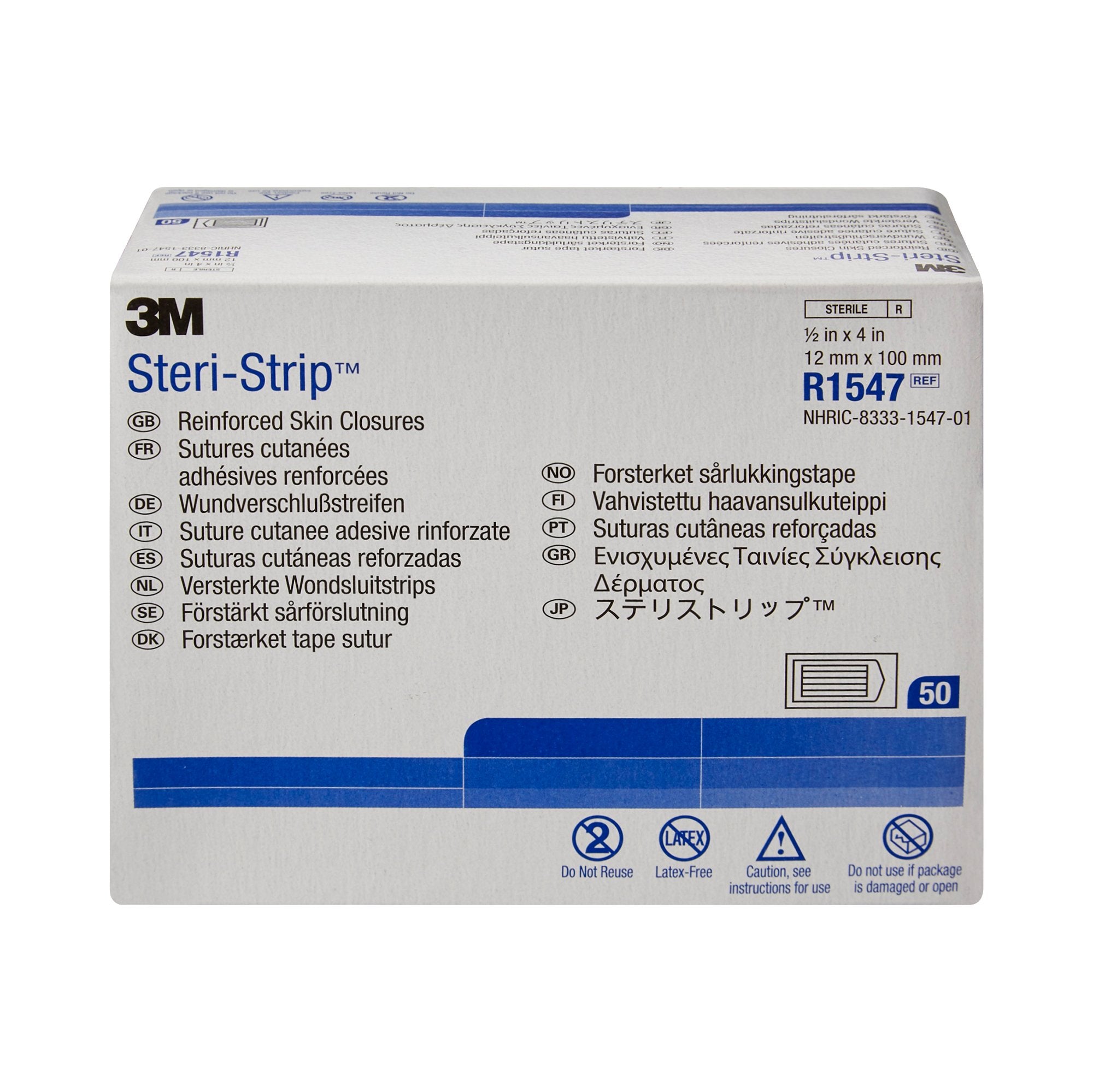 CLOSURE, STRI-STP 1/2"X4" (6/PK,50PK/BX) 3M