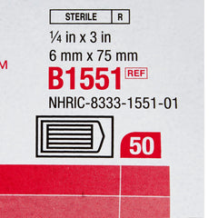 CLOSURE, STERI-STRIP SKIN TONE1/4"X3" 3S (50/BX) 3M