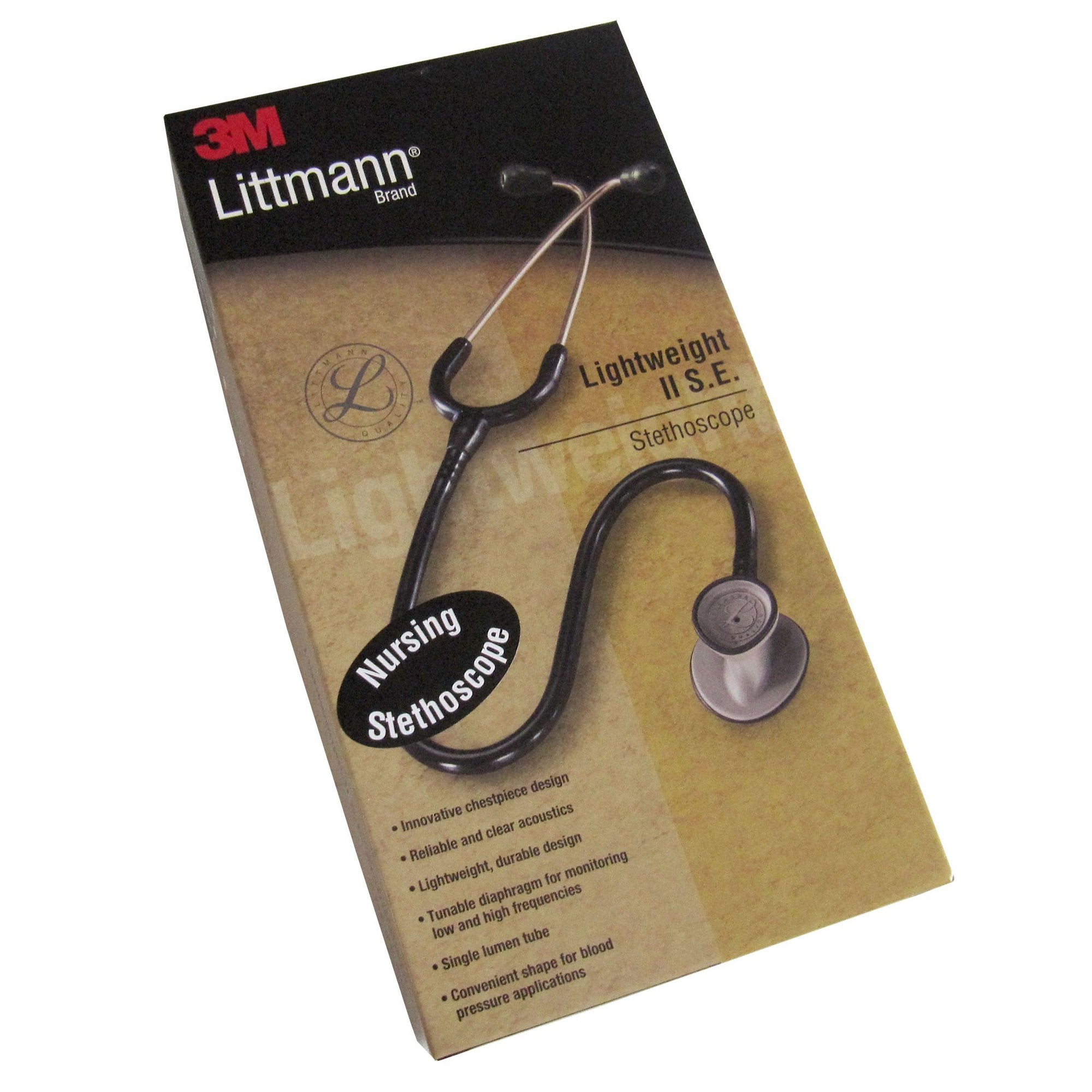 STETHOSCOPE, LIGHTWEIGHT BLK 28" 3M