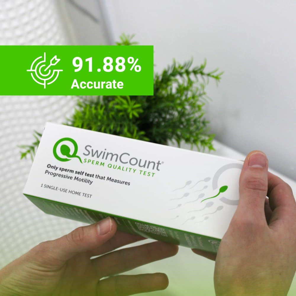 Swimcount Male Fertility Test - Sperm Health, At-Home - Size: One Kit