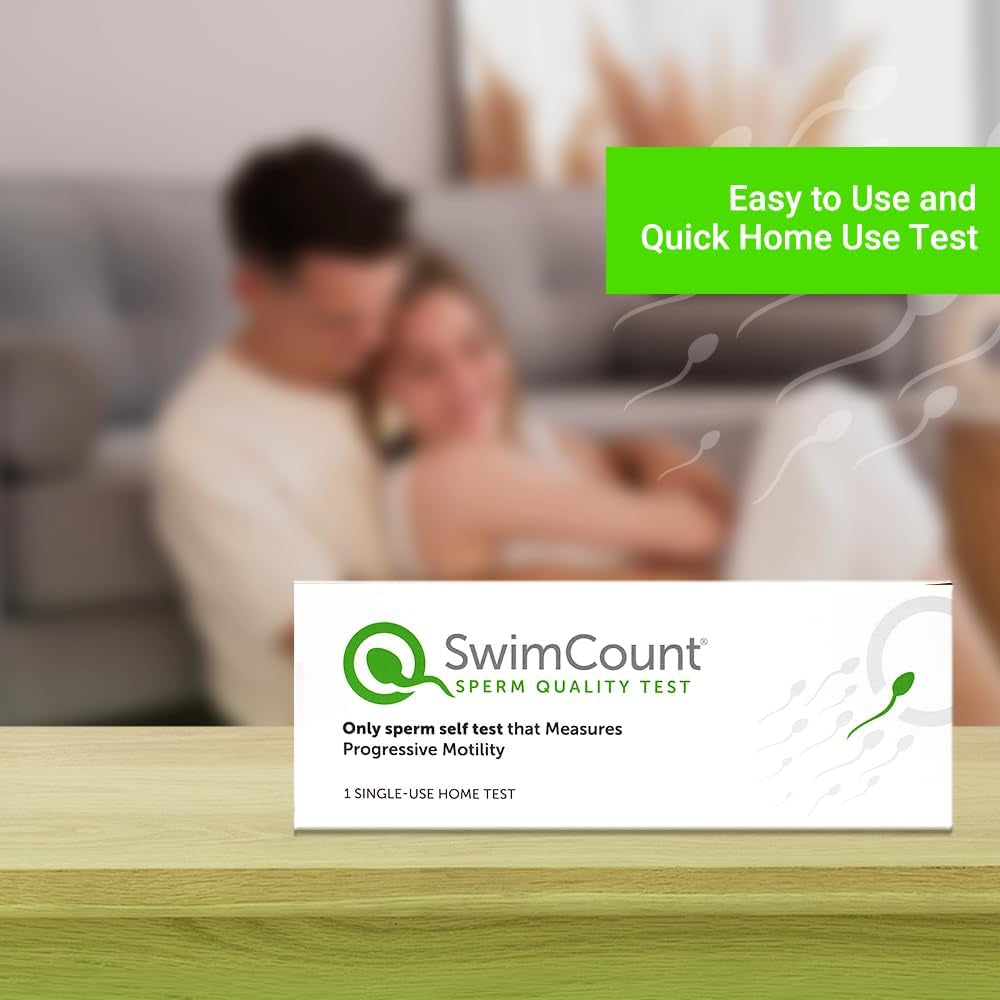 Swimcount Male Fertility Test - Sperm Health, At-Home - Size: One Kit