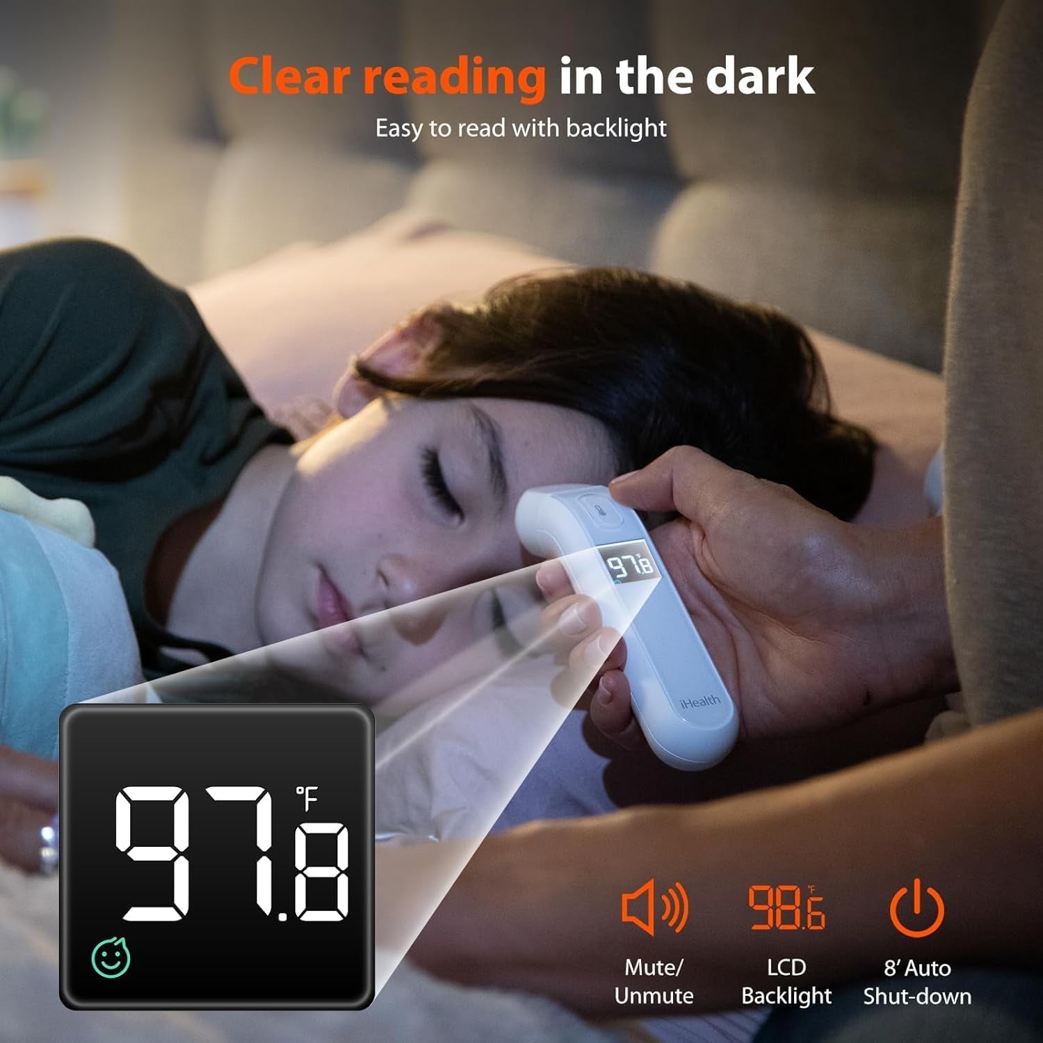 18.  Digital Thermometer - Touchless, Forehead