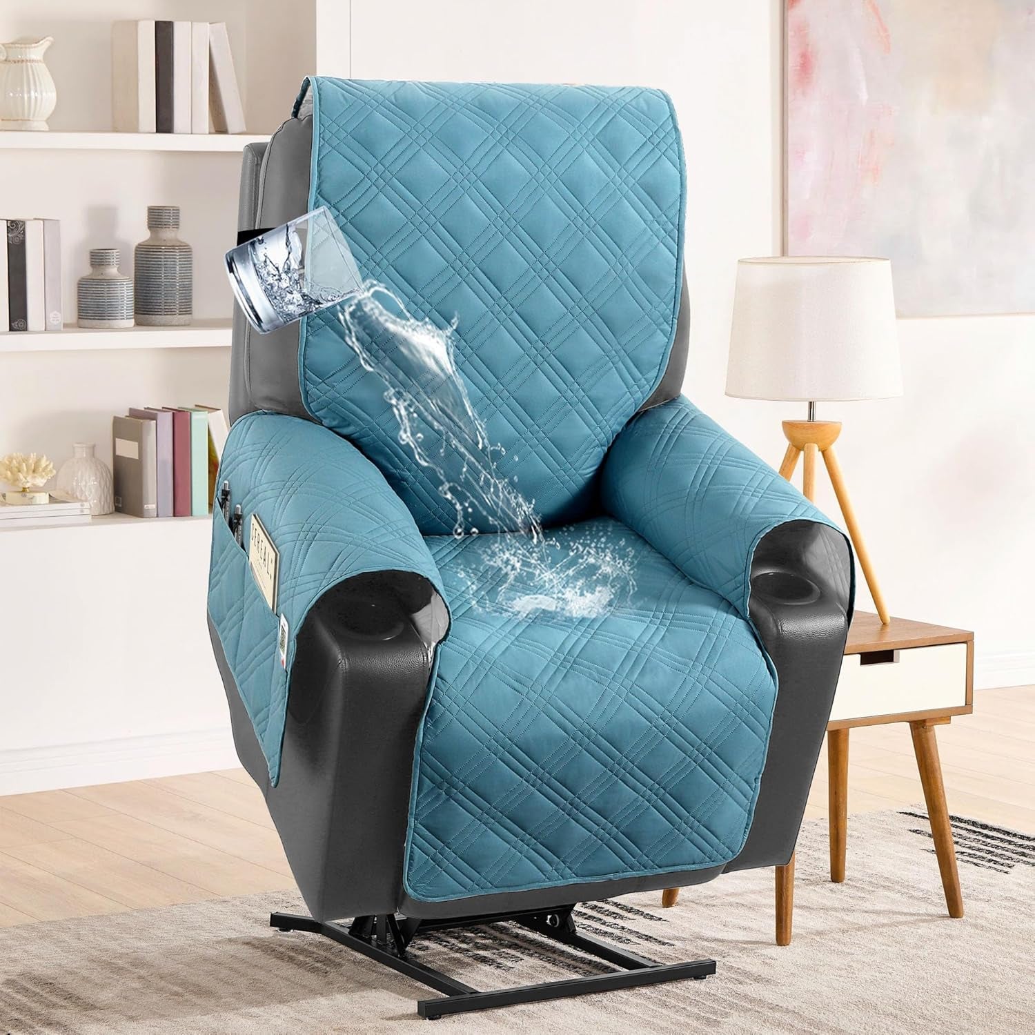 Waterproof Recliner Chair Cover for Electric Power Lift Chairs