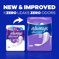 Incontinence Liners, Very Light Absorbency