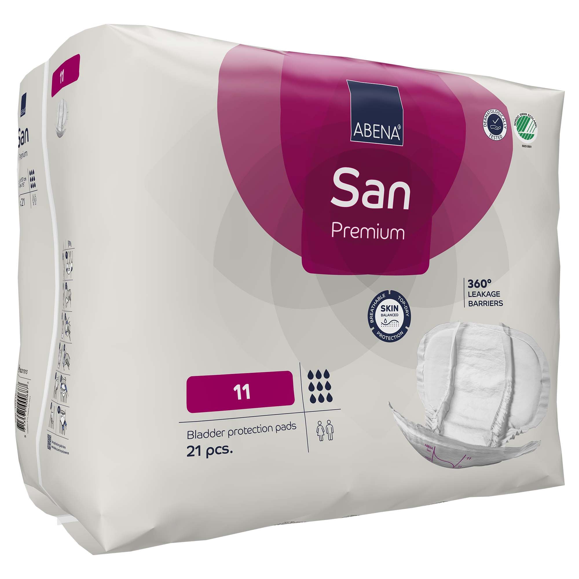 LINER, INCONT ABENA SANI PERM 11 (21/PK 4PK/CS)