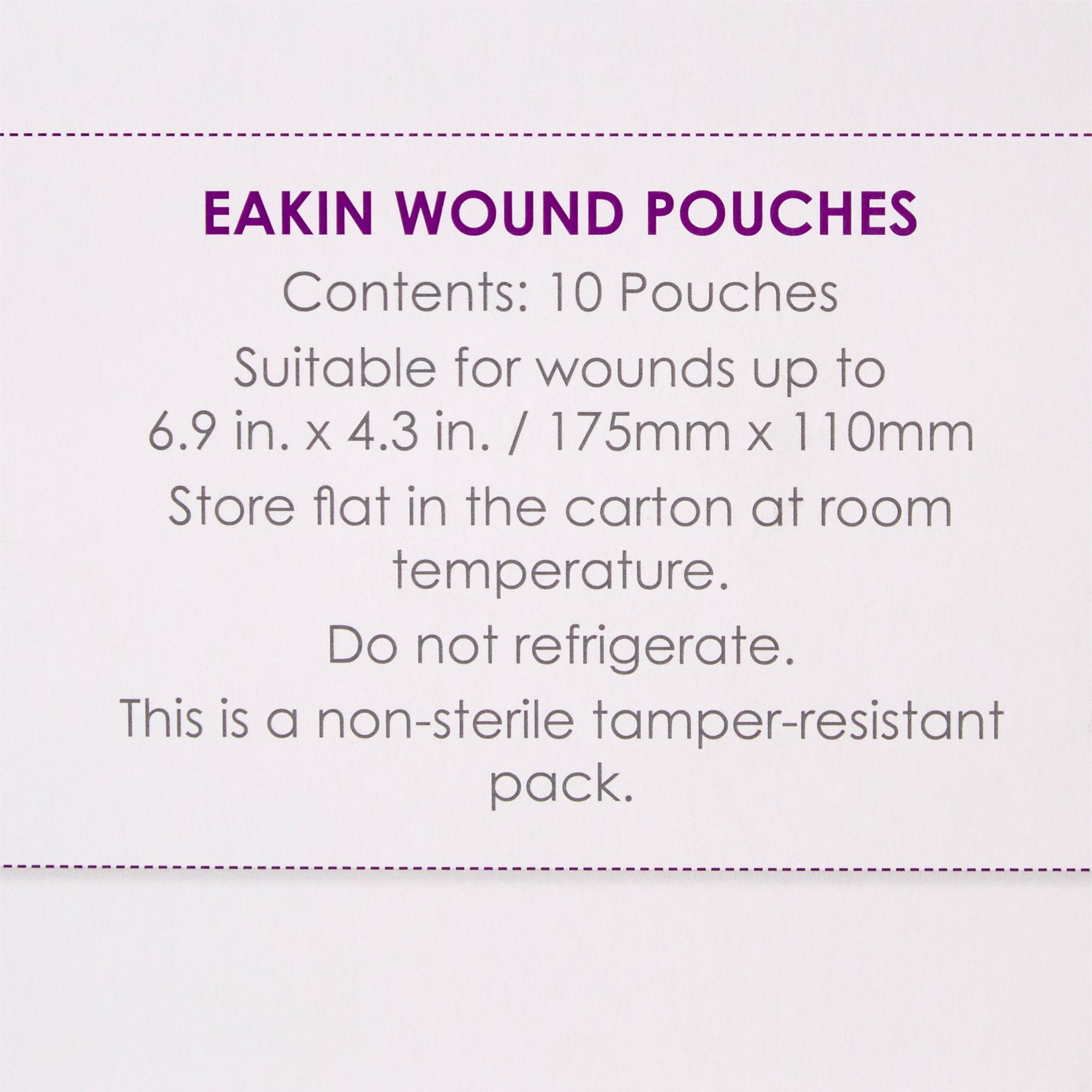 POUCH, FISTULA/WND EAKIN W/DRNATTCH/TAP CLSR (5/PK 2PK/BX)