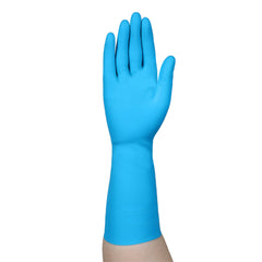 GLOVE, UTILITY LTX/NITRILE FLOCKED LG (12PR/DZ 4DZ/CS)