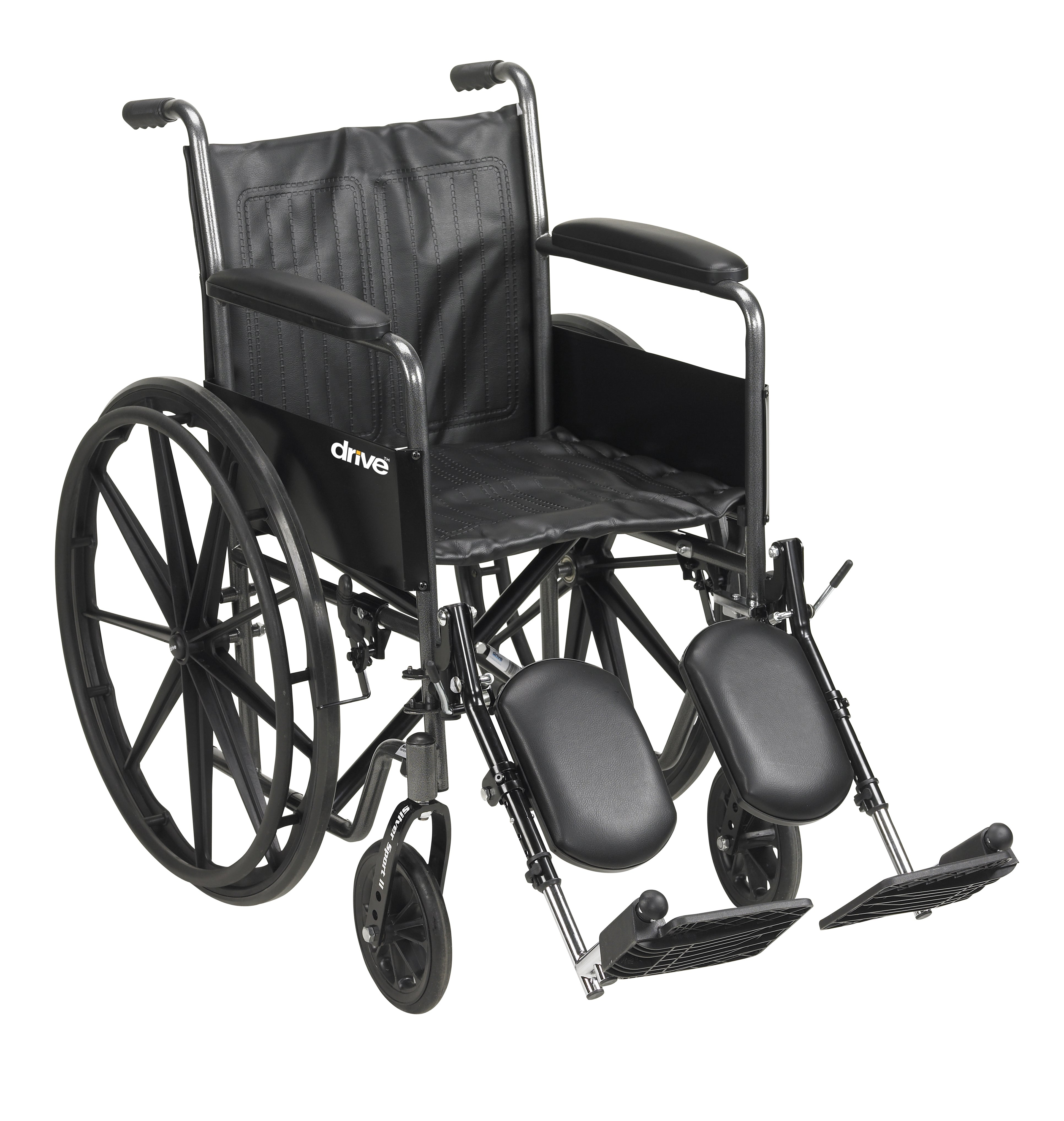 WHEELCHAIR, FA ELR 18" 300LBS