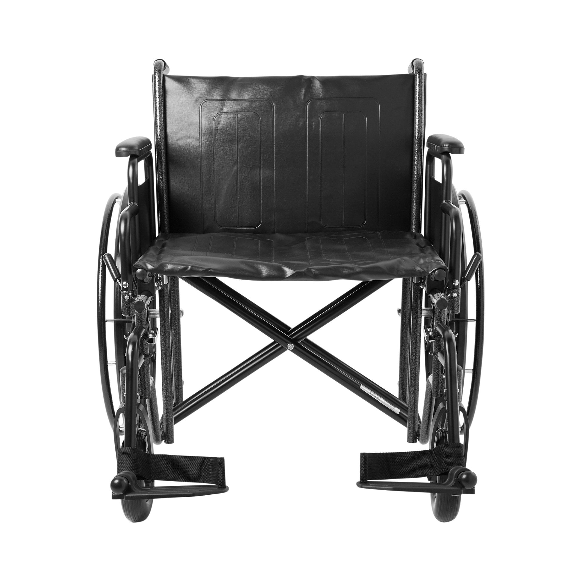 WHEELCHAIR, HD DUAL CROSS BRACE DDA SF 24" 450LBS