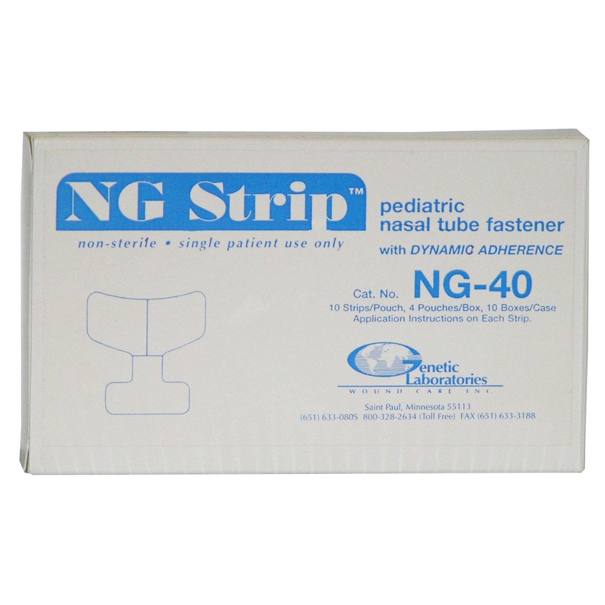 HOLDER, TUBE PEDIATRIC NG (10/PK 4PK/BX) DERSCI