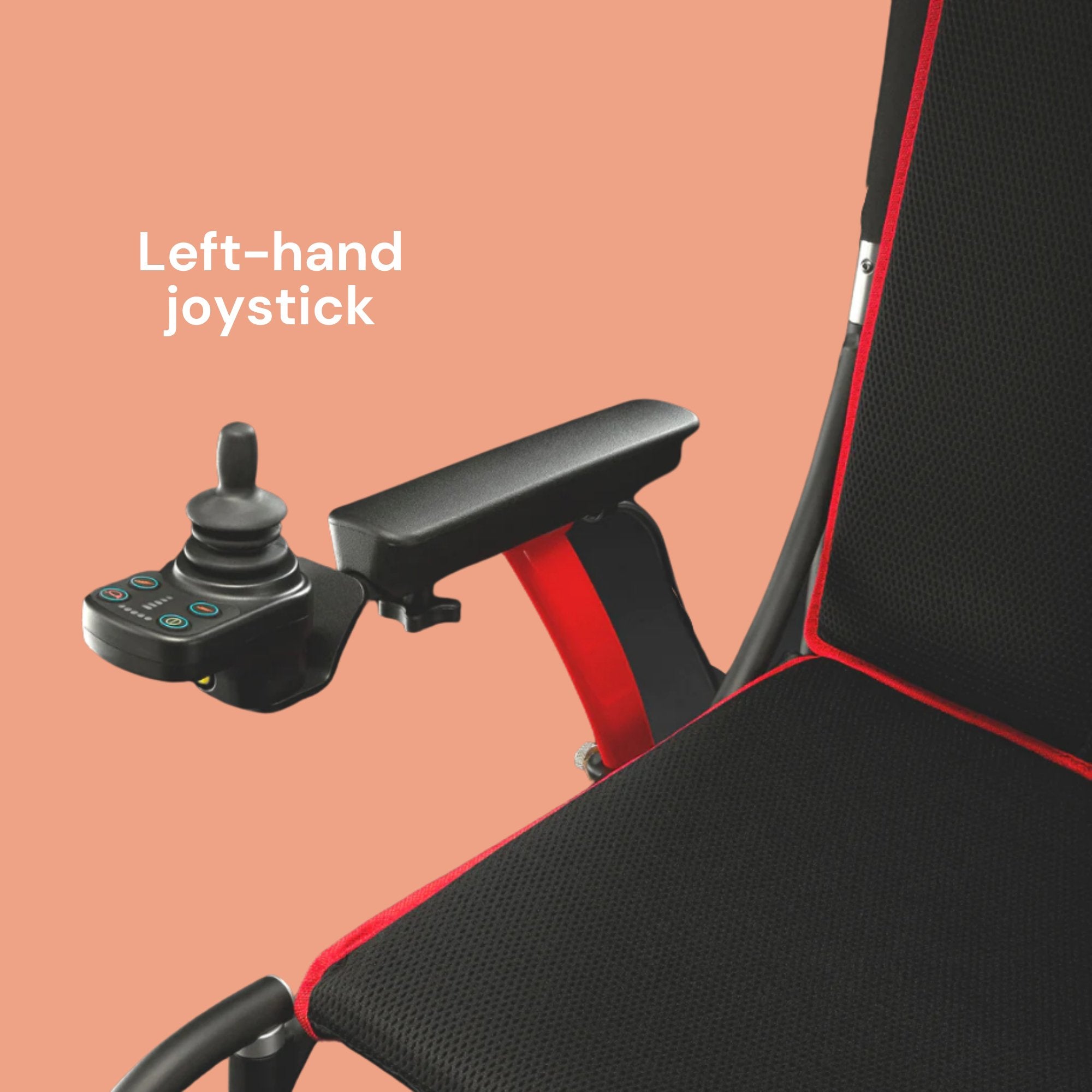 WHEELCHAIR, PORTABLE POWER W/LT HAND JOYSTICK 250LB CAP