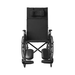 WHEELCHAIR, RECLINING SNGL AXLDDA ELR 20" 300LBS