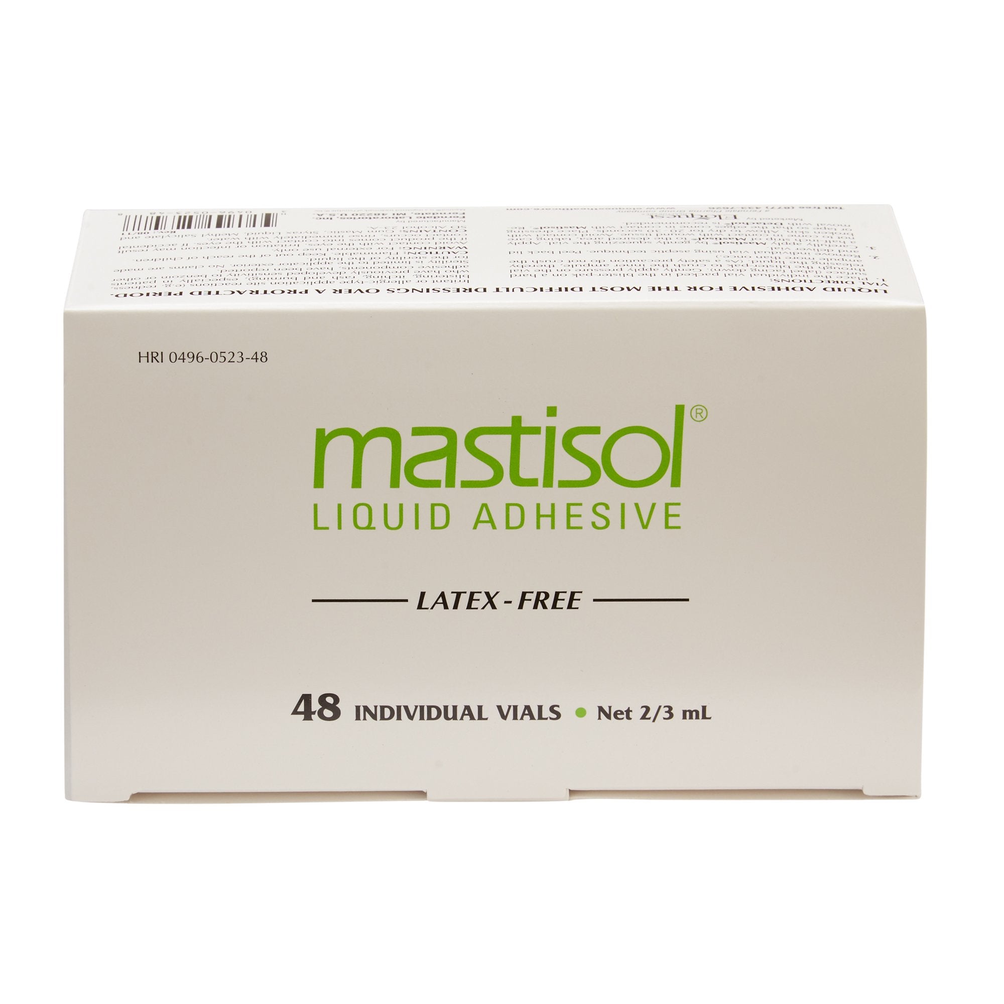 MASTISOL, STR TIP VL 2/3 CC (48/BX) FRNDLE