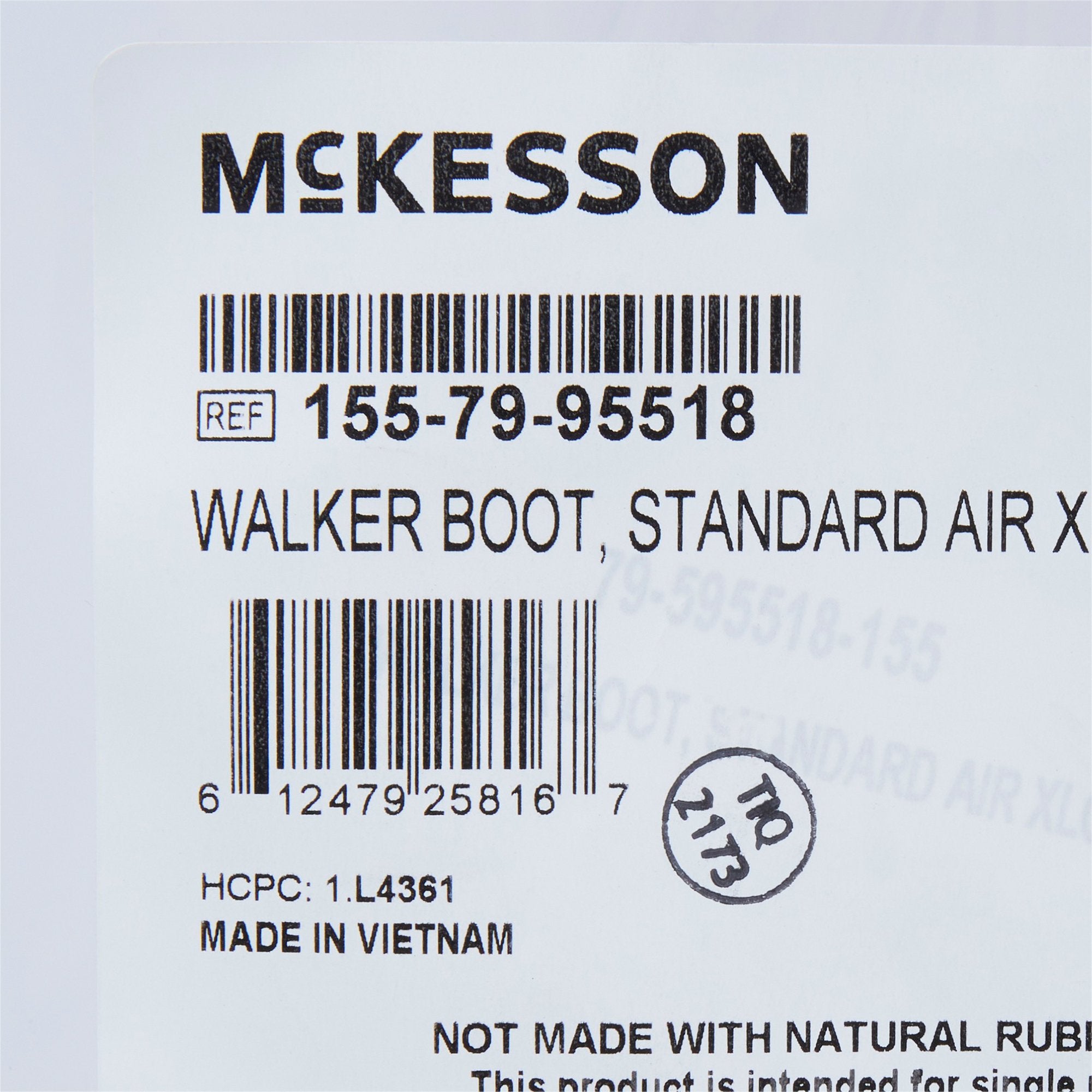 WALKER BOOT, AIR STD XLG