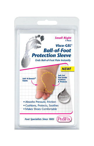 Visco-GEL Ball-of-Foot Protection Sleeve Small Left