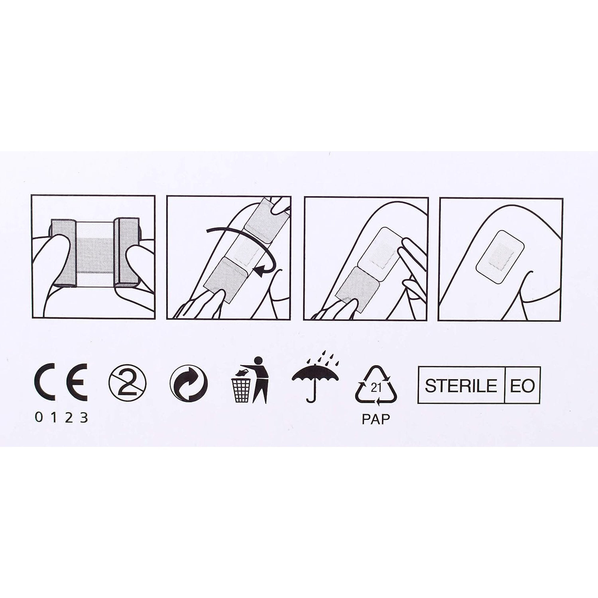 DRESSING, ADH COSMOPOR STR LF 3.2"X4" (25/BX 22BX/CS)