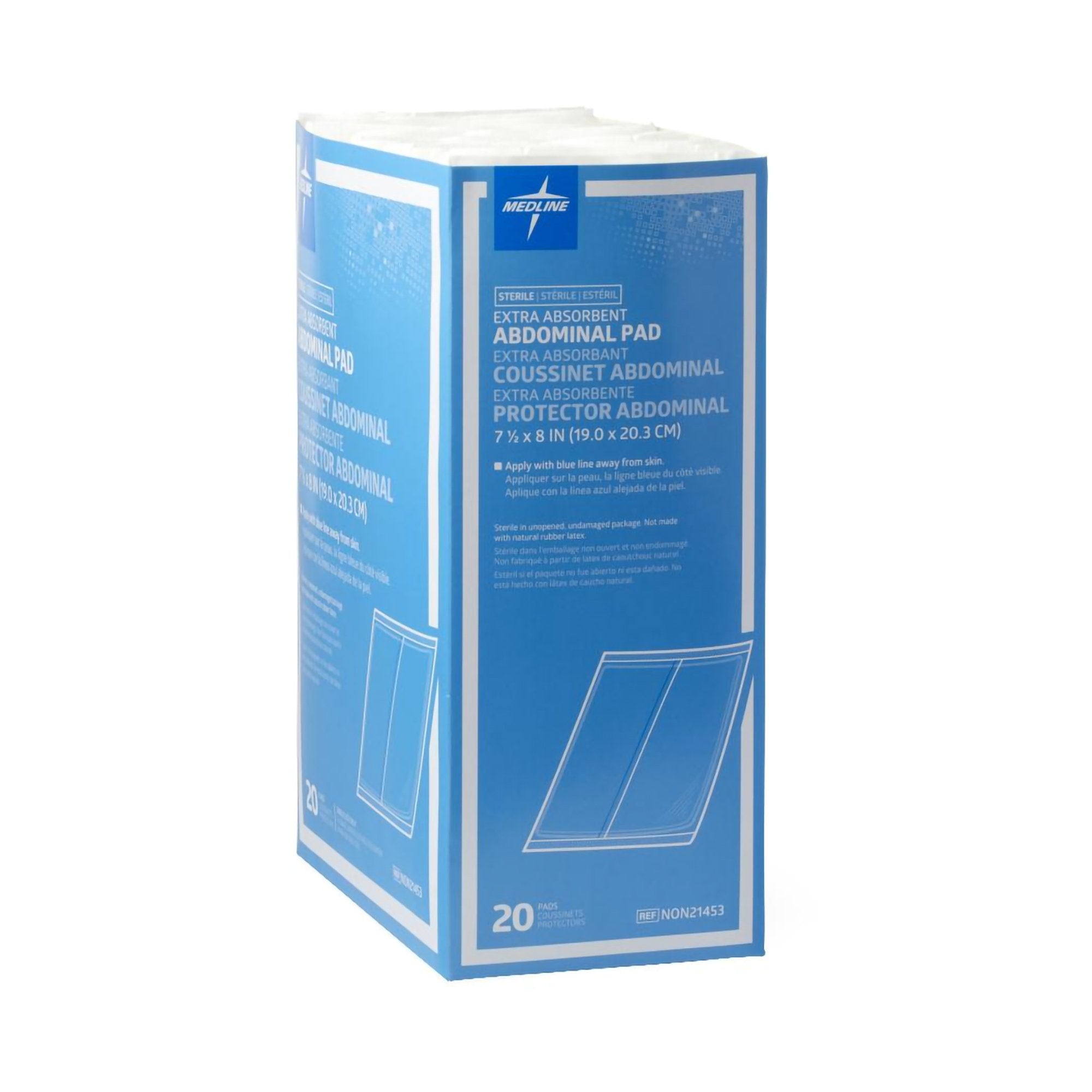 PAD, ABDN STR 8"X7 1/2" (1/PK 20PK/BX 12BX/CS0