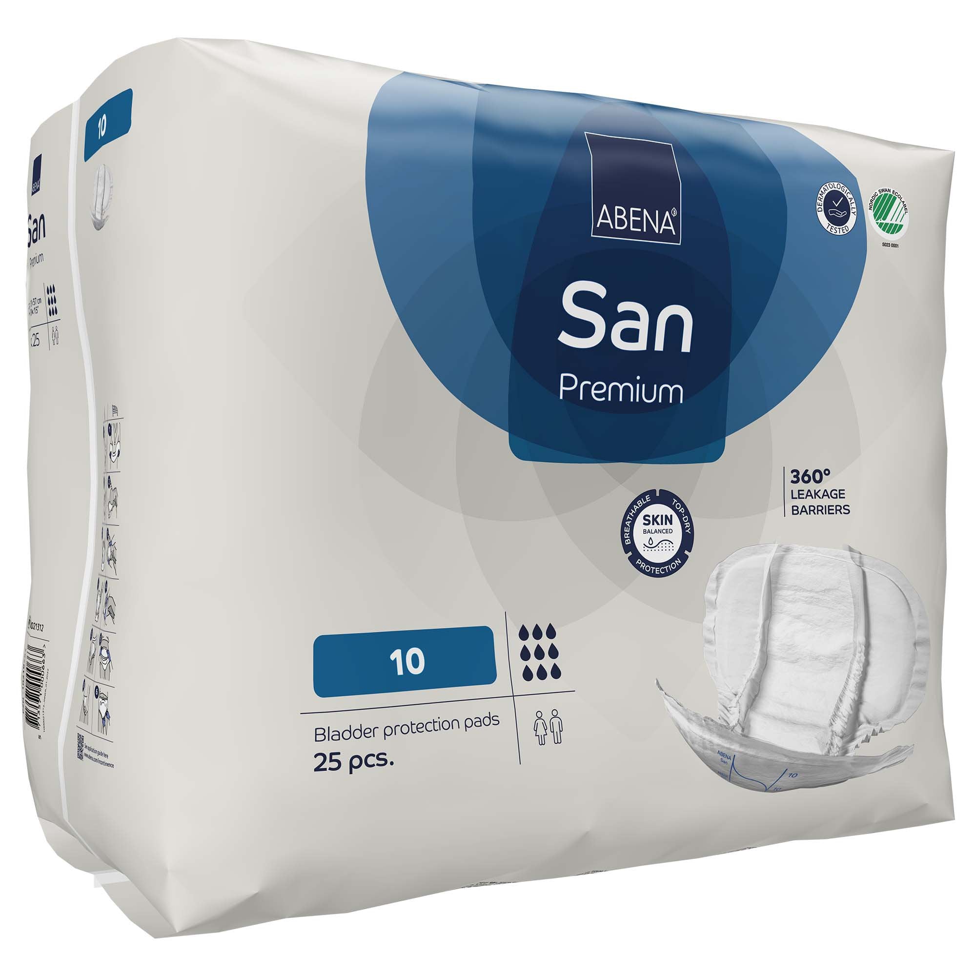 LINER, INCONT ABENA SANI PERM 10 (25/PK 4PK/CS)