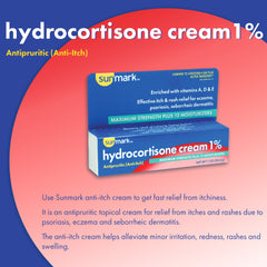 HYDROCORTISONE, CRM SM MS 1% 1OZ