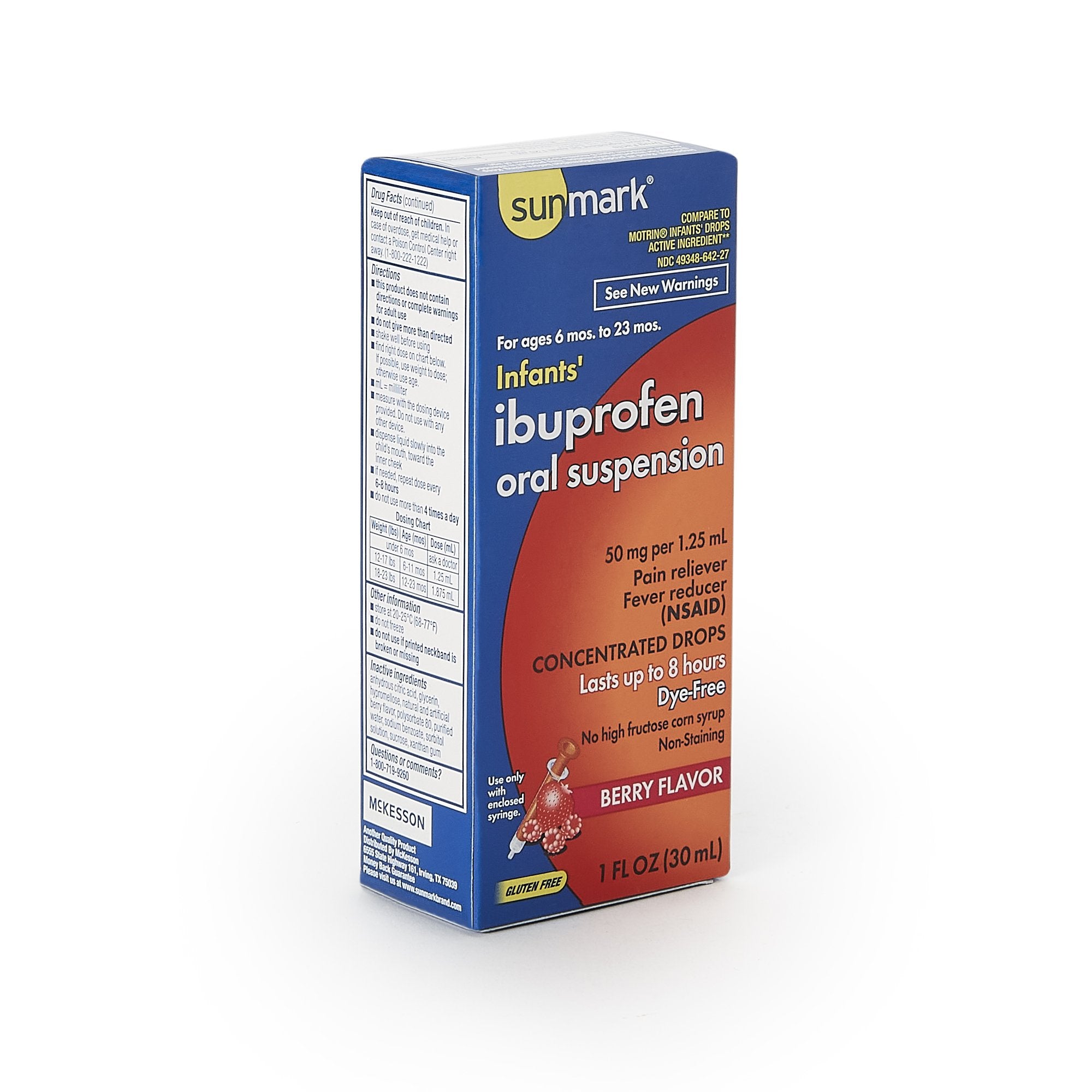 IBUPROFEN, DRP SM INF 50MG/1. 25ML BERRY 1OZ