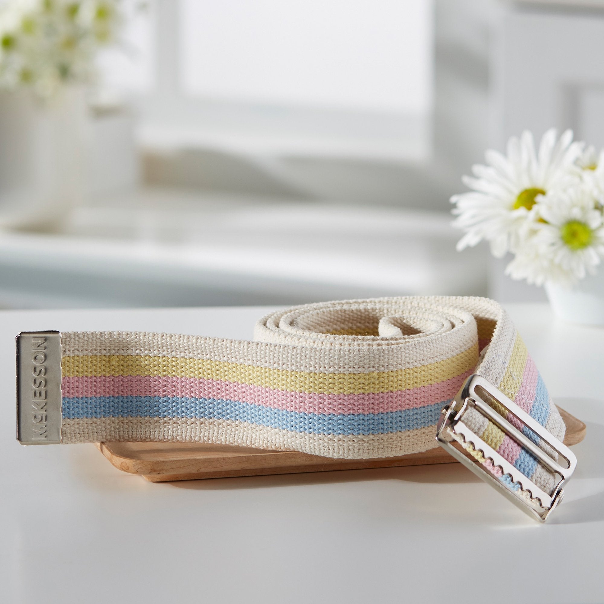 BELT, GAIT HVY DUTY W/METAL BUCKLE PASTEL (48/CS)