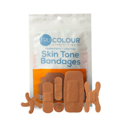 BANDAGE, ADH TRU-COLOUR BRN ASTD ORG BG (30/PK 50PK/CS)