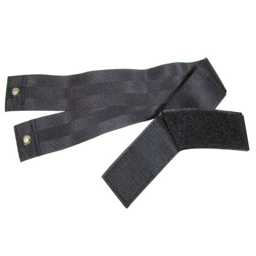 Velcro Type Closure Seat Belt 48   Black