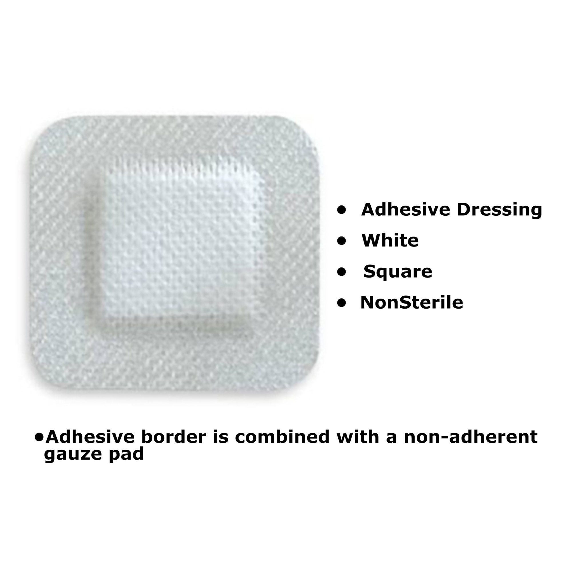 DRESSING, ISLAND BORDER-GAUZE N/S LF 4"X4" (30/BG 4BG/CS)