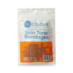 BANDAGE, ADH TRU-COLOUR BRN ASTD ORG BG (30/PK 50PK/CS)