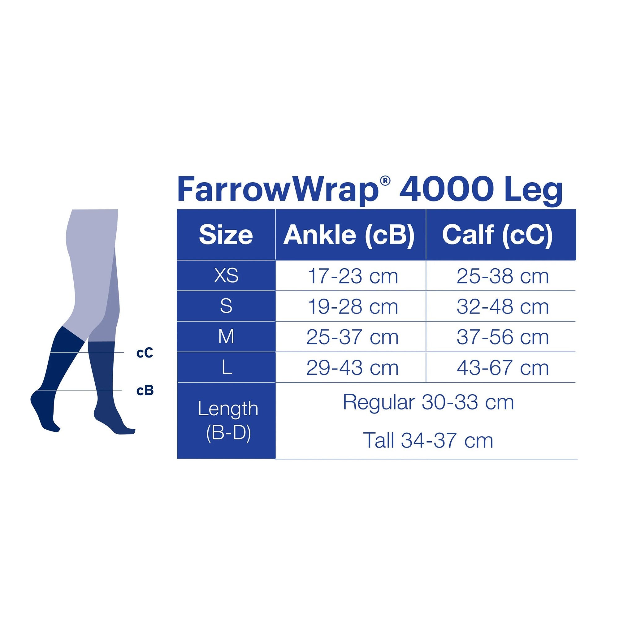 WRAP, LEG COMPRESSION FARROW 4000 TALL XSM