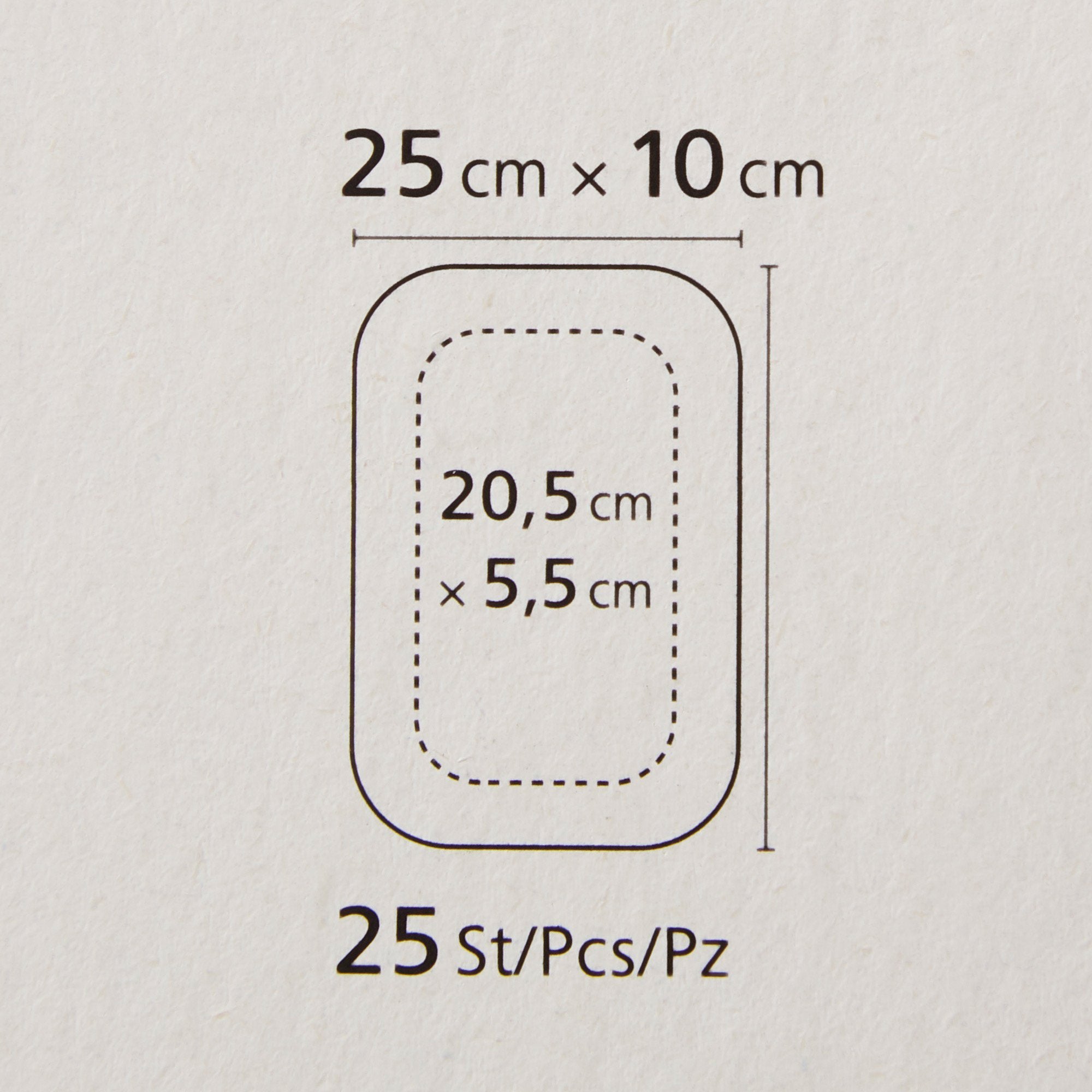 DRESSING, ADH COSMOPOR LF 10"X4" (25/BX 8BX/CS)