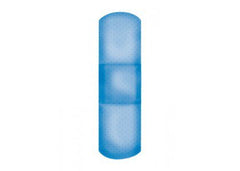 BANDAGE, METAL DETECTABLE BLU 1"X3" (100/BX 12BX/CS)