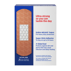 BANDAID, TOUGH STRIP 1"X3 1/4"(20/BX 20BX/CS)