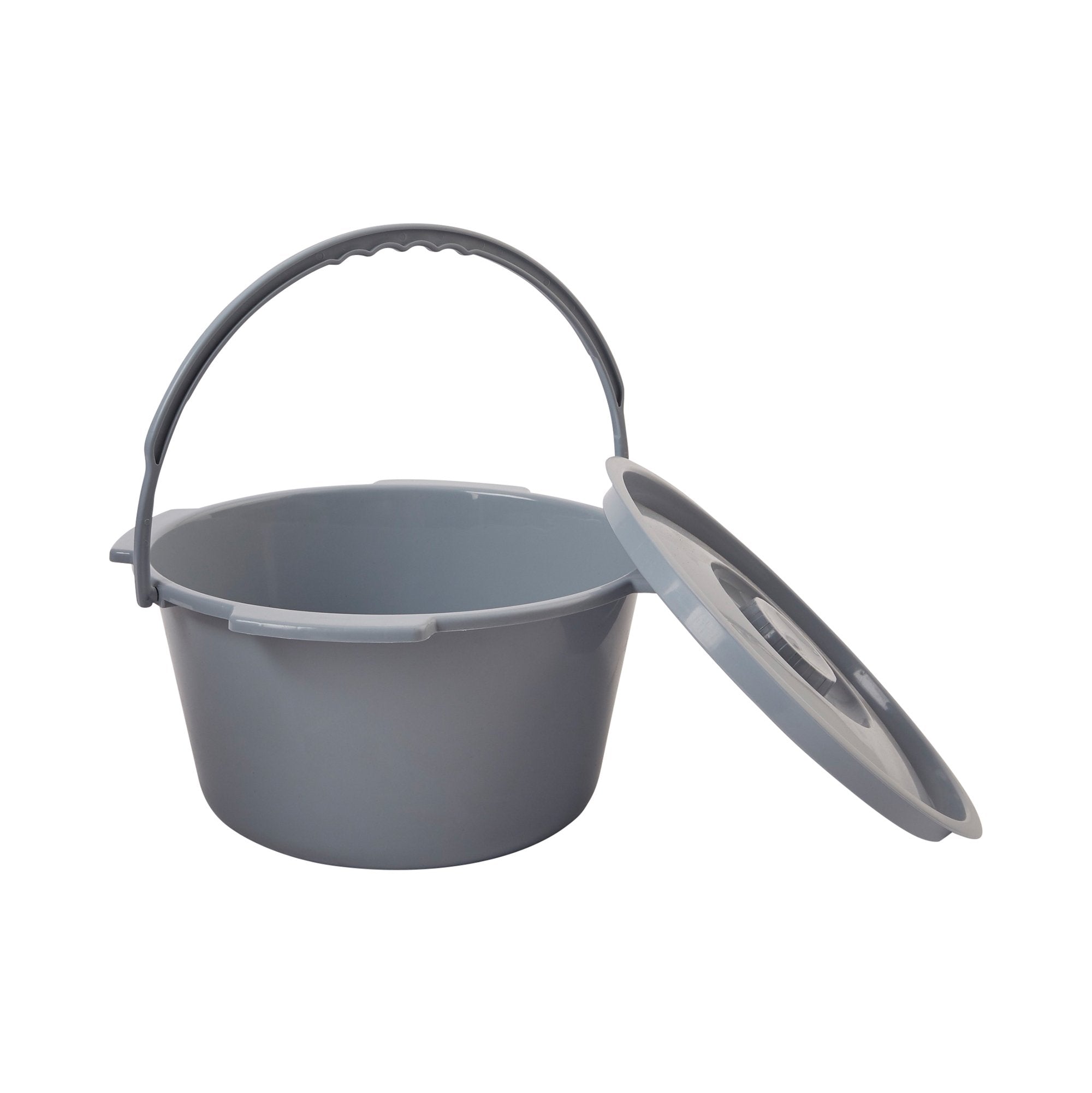 BUCKET, COMMODE W/PLAS HANDLE & CYR 7.5QT (12/CS)