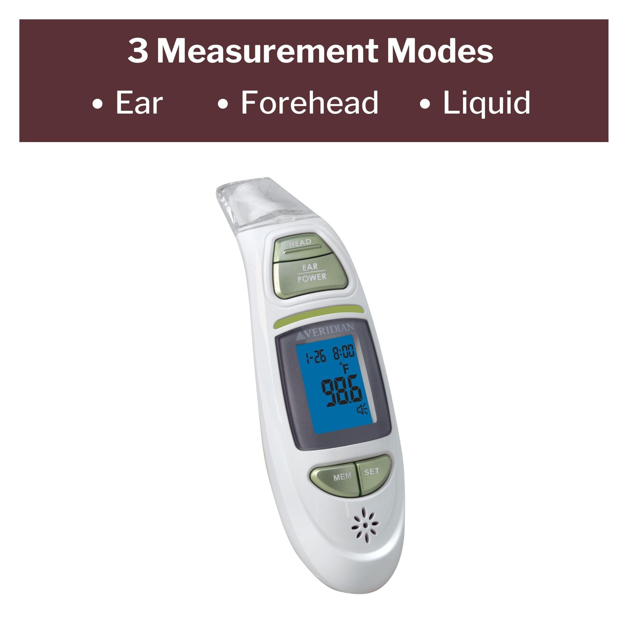 THERMOMETER, INFRARED TALKING EAR/FOREHEAD (24/CS)