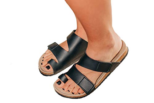 Amazon.com: Faxiang Women PU Leather Comfy Platform Sandals Toe Foot  Correction Sandal Orthopedic Bunion Corrector Summer Beach Travel Shoes :  Health & Household