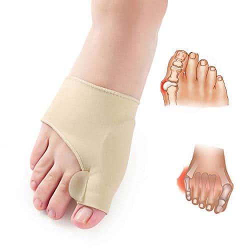 HiiBaby 2pcs Big Bone Orthopedic Bunion Correction Pedicure Socks Silicone Hallux Valgus Corrector Braces Toes Separator Feet Care Tool 1