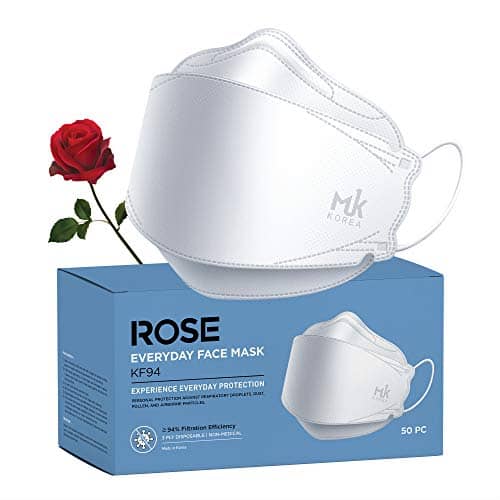 Rose Mask KF94 white color