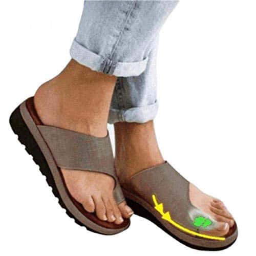 VANDIMI Womens Slide Sandals Light Weight Low Heels Summer Flat Sandals Flip Flops 2