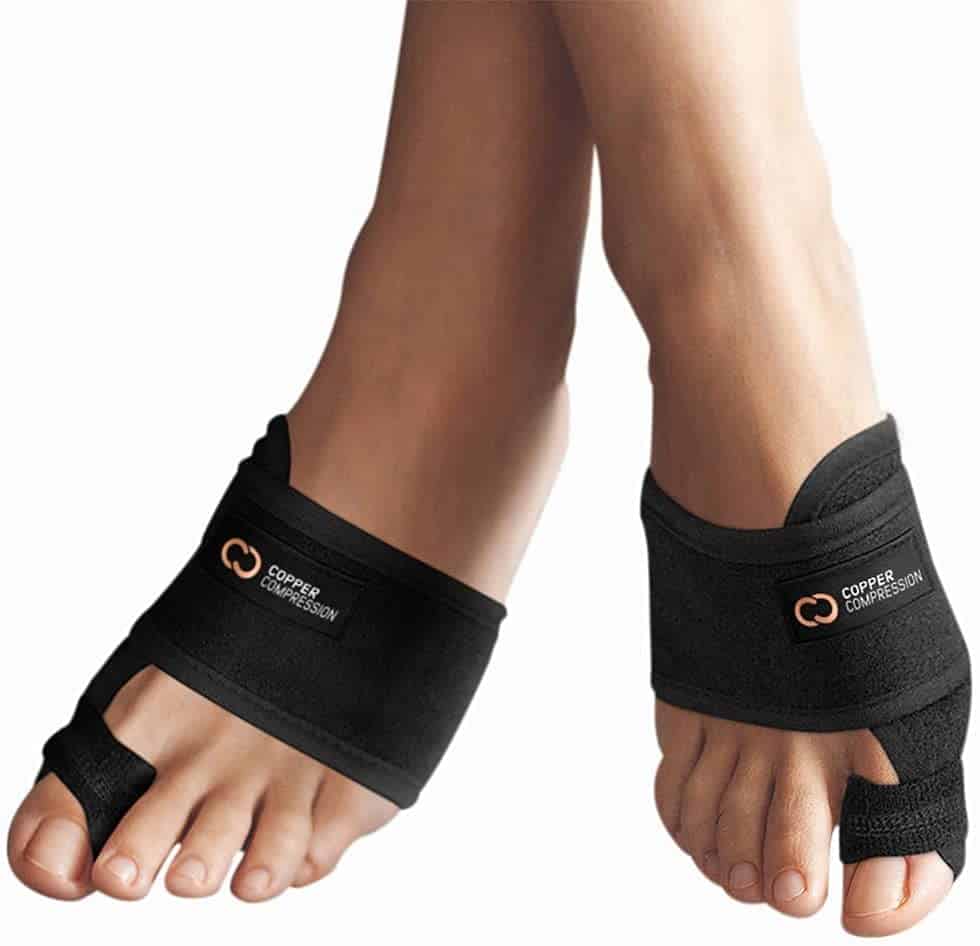 Copper Compression Bunion Corrector Toe Splints. Bunion Relief Brace and Toe Straightener. Big Toe, Hammer Toes Splint for Men Women. 1 Pair. Bunions Support, Hallux Valgus Treatment, Feet (One Size) 7